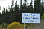 De volta à British Columbia, na Alaska Highway, no Canadá